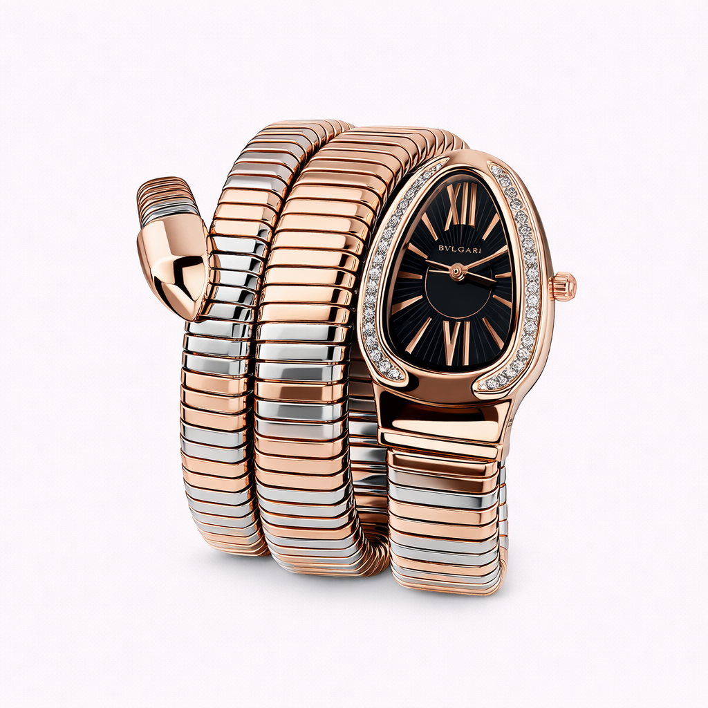 BVLGARI SERPENTI SNAKE COIL ROSE GOLD EDITION