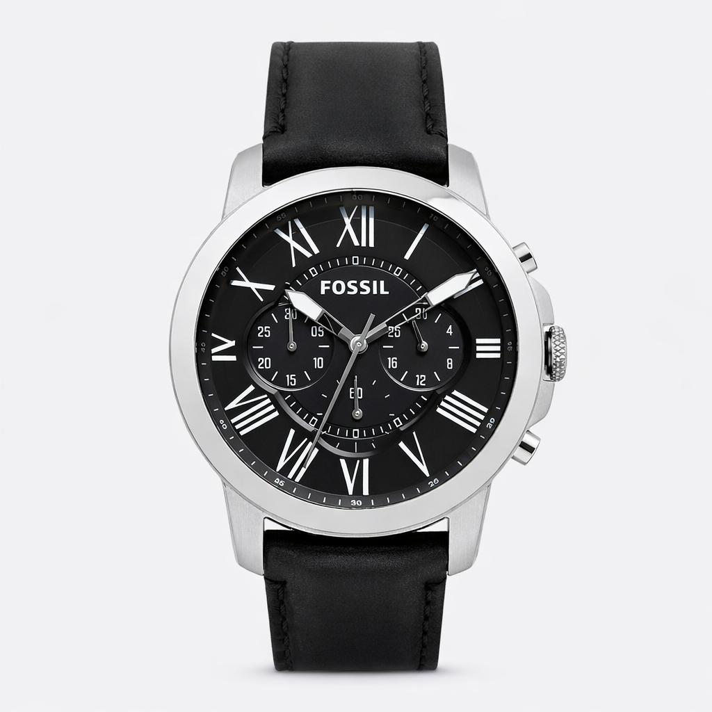 FOSSIL GRANT BLACK CHRONO