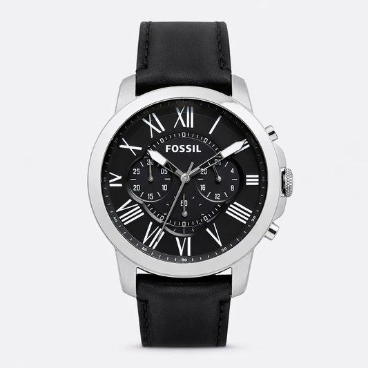 FOSSIL GRANT BLACK CHRONO