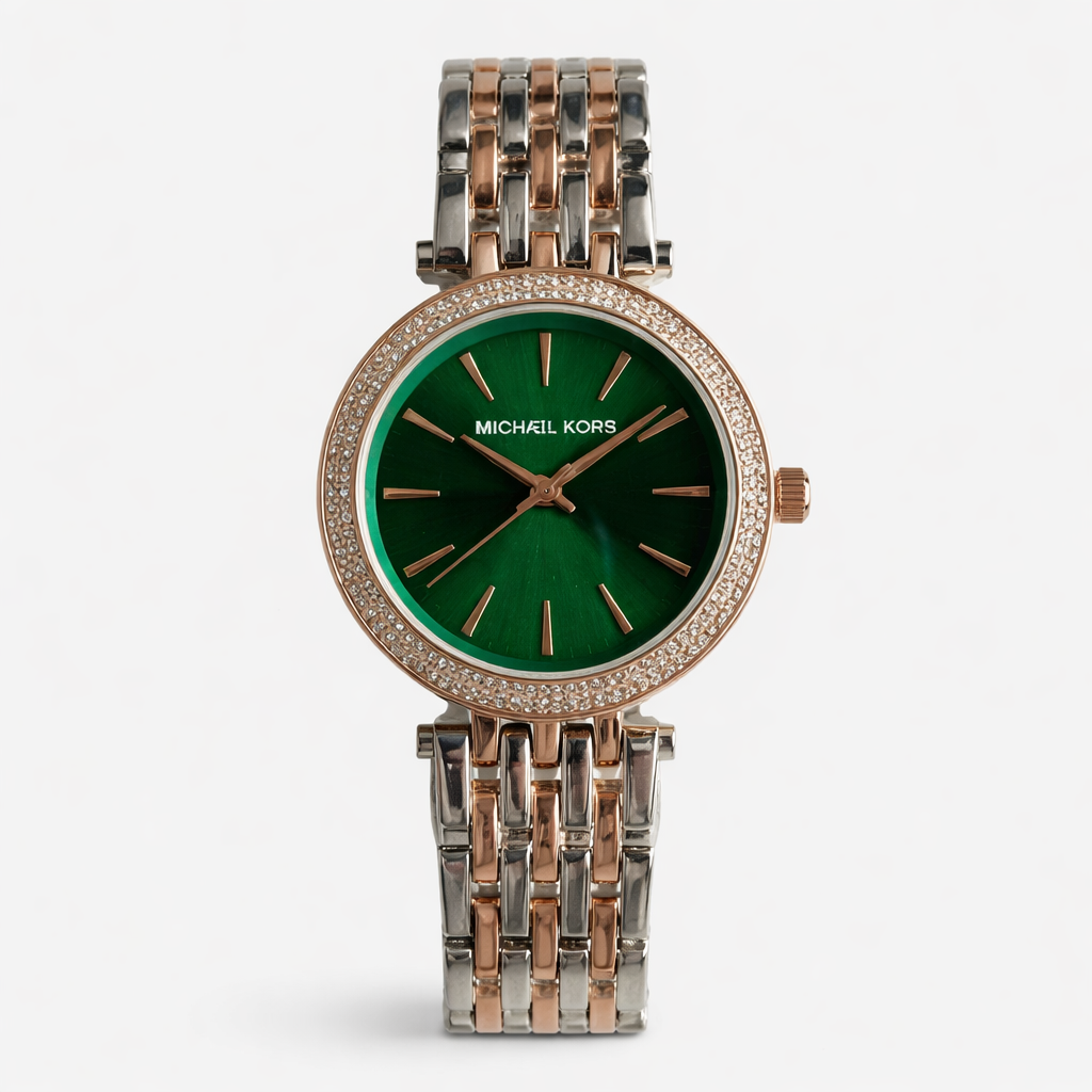 MICHAEL KORS DARCI – GREEN DIAL ROSE GOLD EDITION