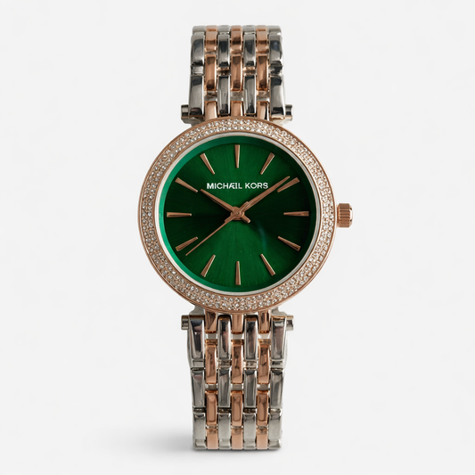 MICHAEL KORS DARCI – GREEN DIAL ROSE GOLD EDITION