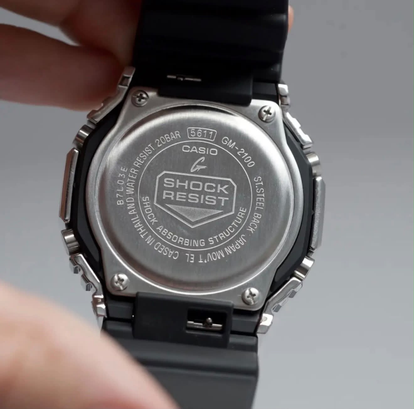 G-SHOCK GA-2100 – SILVER STEEL CASIO OAK EDITION