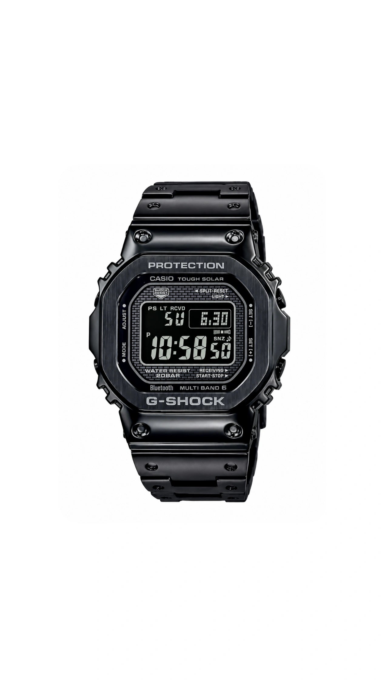 Casio G-Shock Full Metal Black Digital Tough Solar Watch for Men