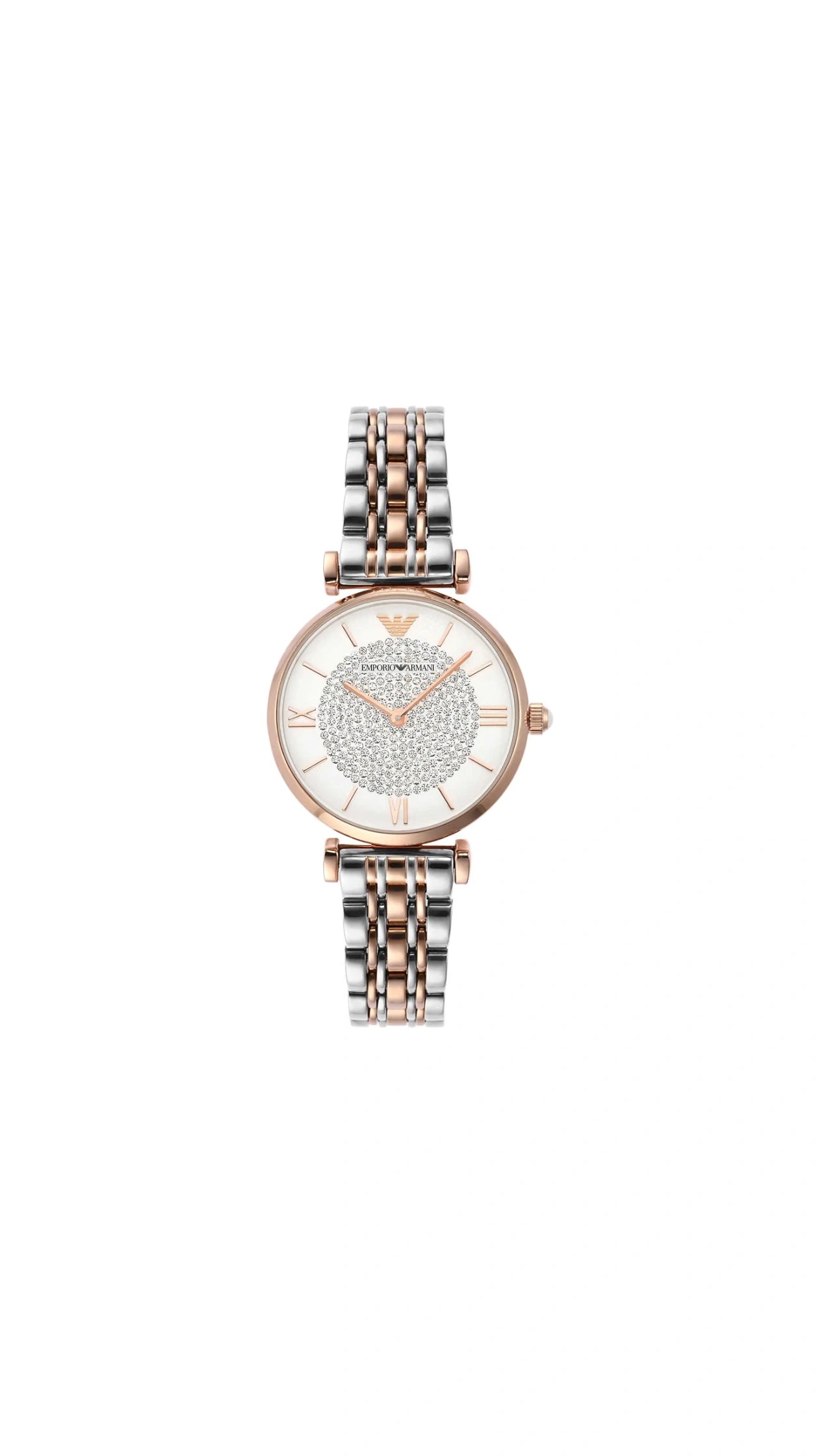 Emporio Armani Rose Gold Two Tone Watch
