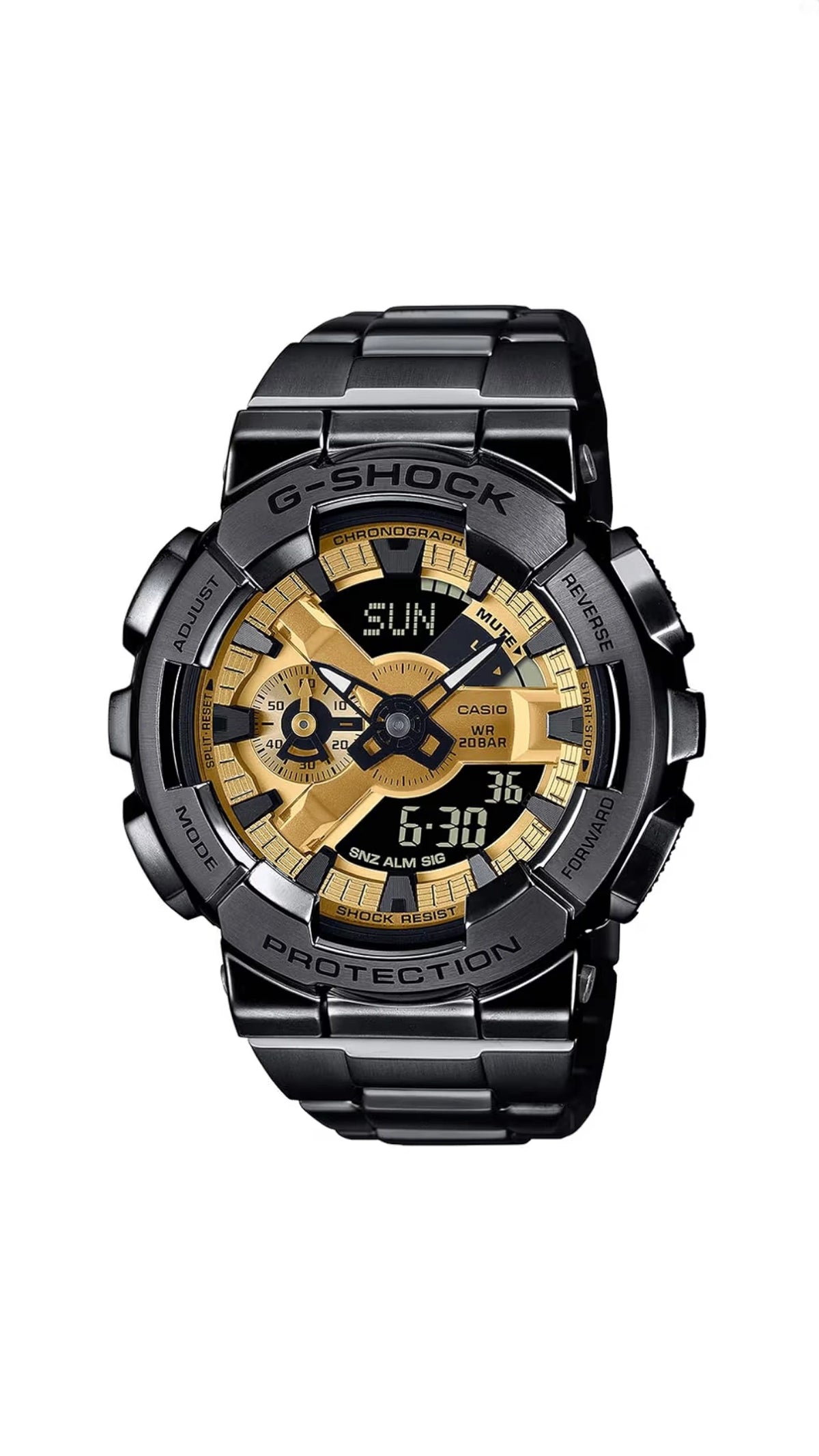 Casio G-Shock GM-110BD-1A9DR Analog-Digital Black Dial Men