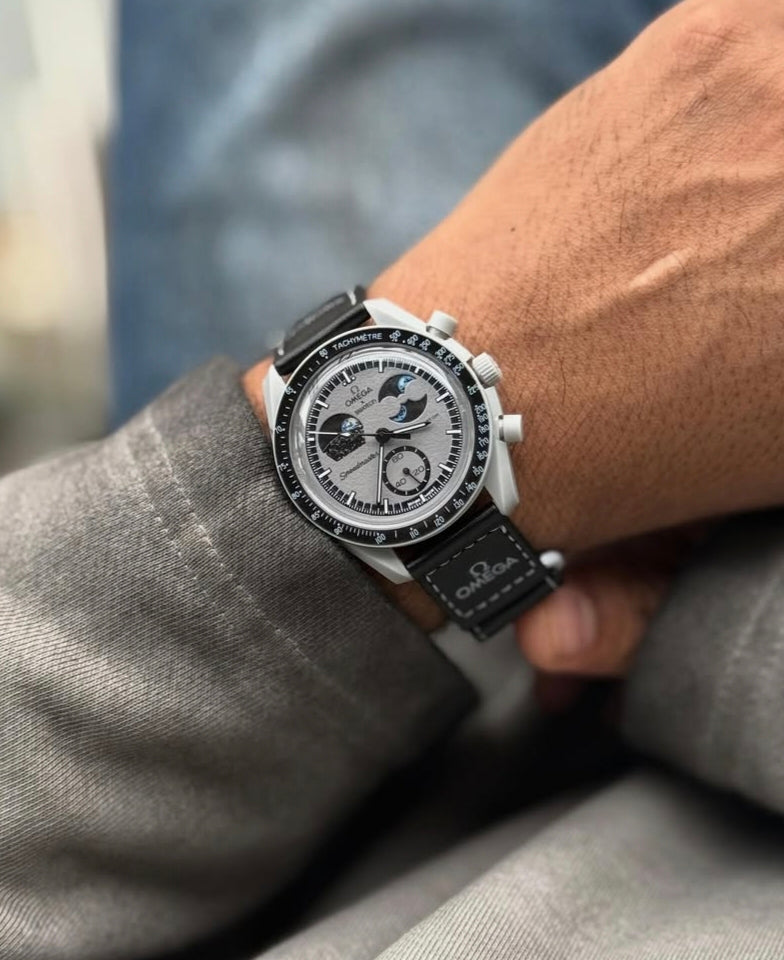 Omega × Swatch Speedmaster MoonSwatch Mission to Moon Chronograph Watch