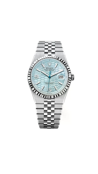 Rolex Land-Dweller Sky  Blue Silver