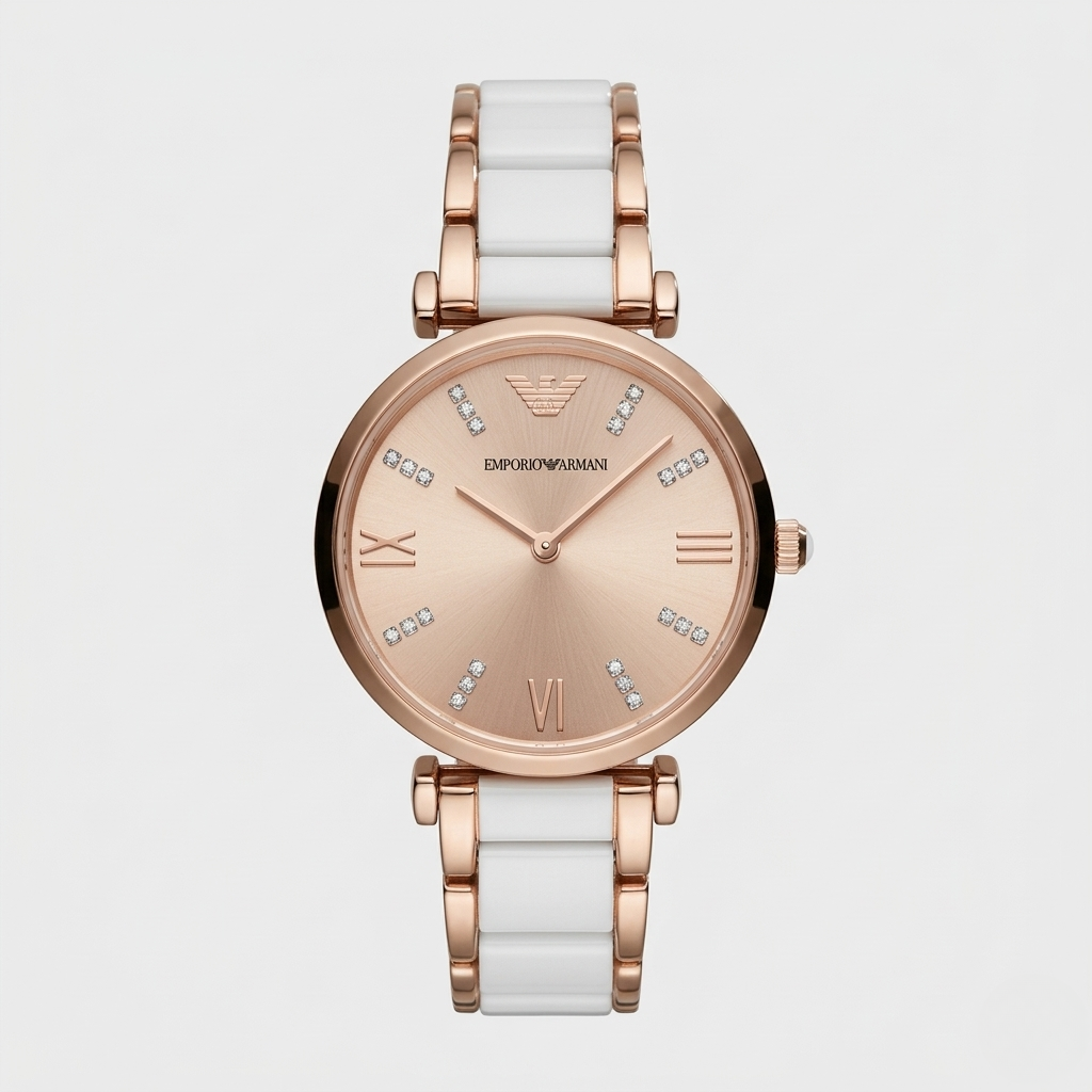 EMPORIO ARMANI – AR1486 MOTHER OF PEARL WHITE EDITION