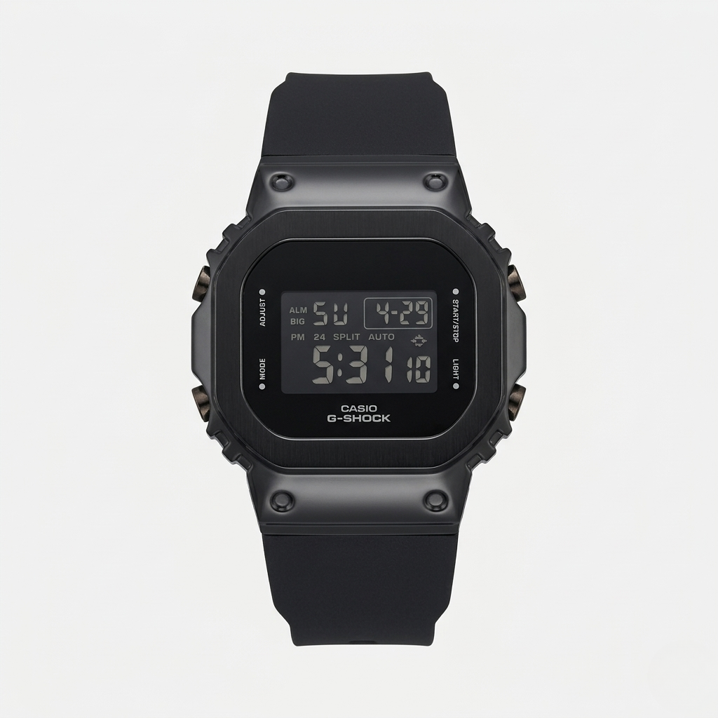CASIO G-SHOCK DW-5600BB METAL BLACK EDITION