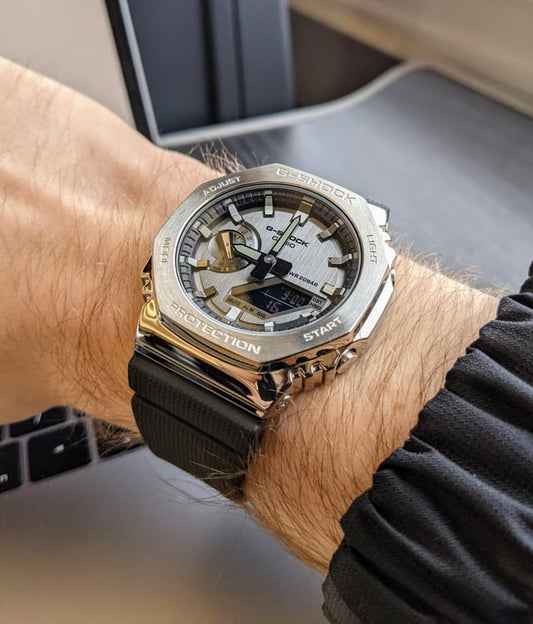 G-SHOCK GA-2100 – SILVER STEEL CASIO OAK EDITION