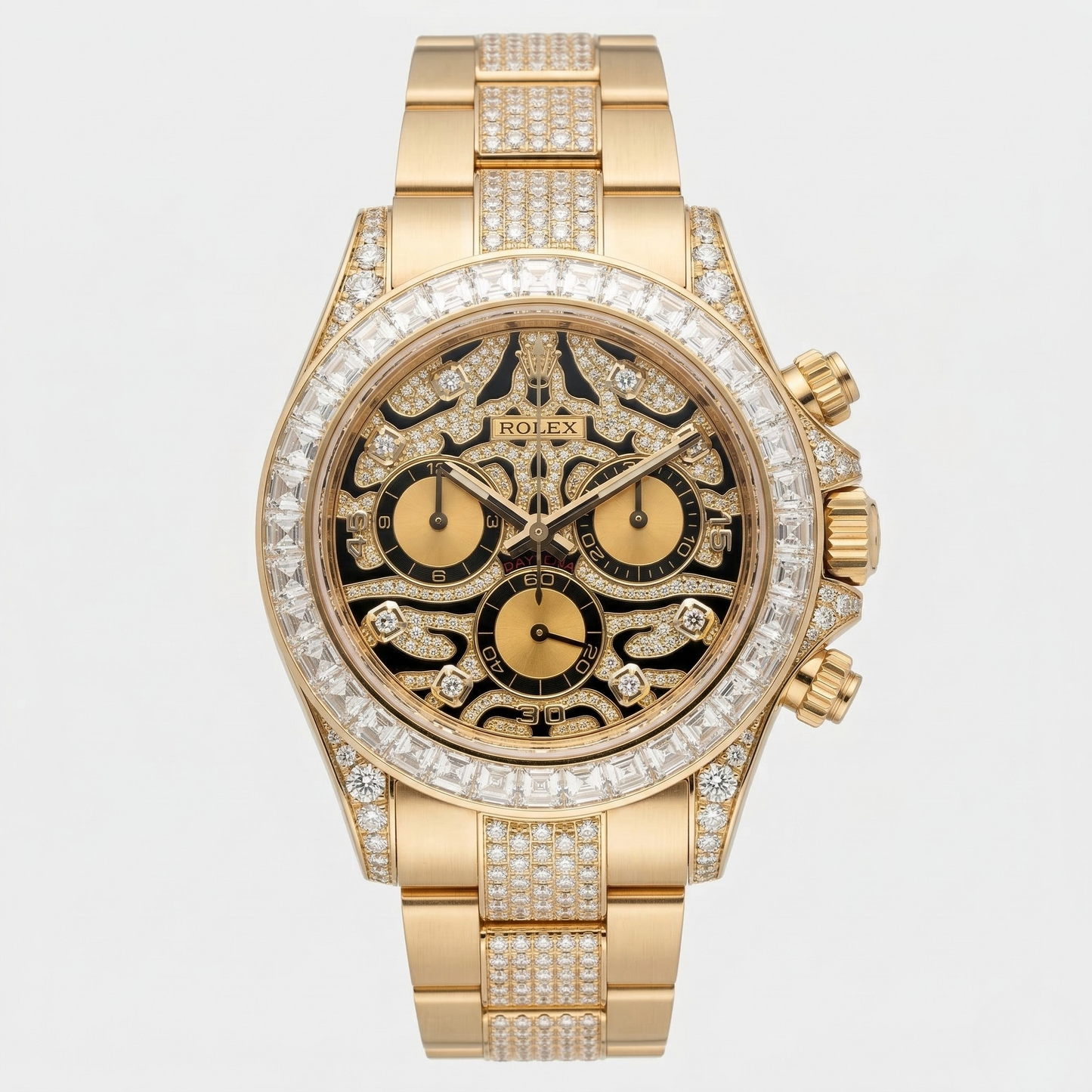 ROLEX OYSTER – TIGER EYE DIAMOND GOLD EDITION