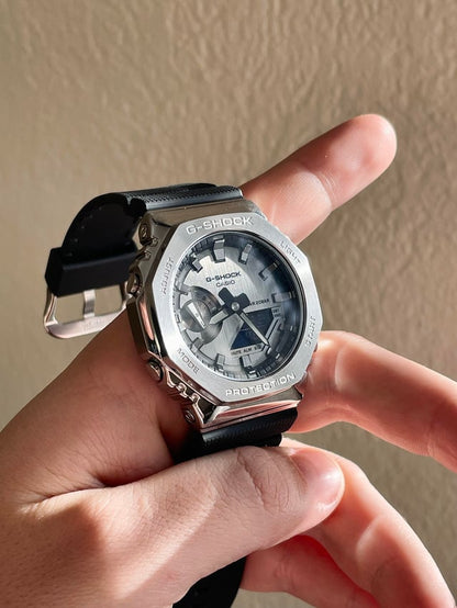 G-SHOCK GA-2100 – SILVER STEEL CASIO OAK EDITION