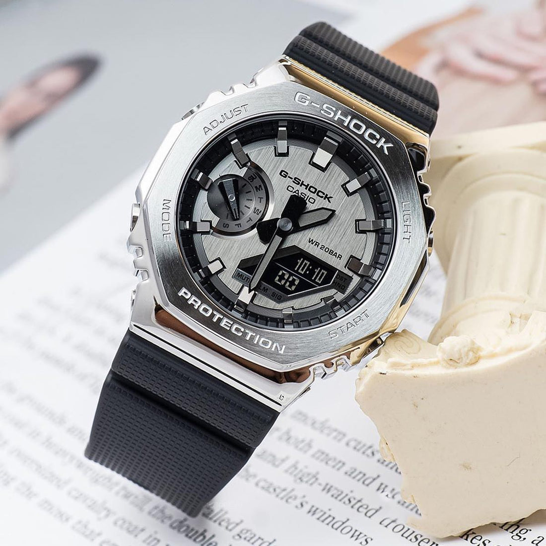 G-SHOCK GA-2100 – SILVER STEEL CASIO OAK EDITION