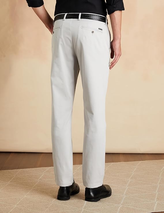 Men’s Slim Fit Light Grey Formal Trousers