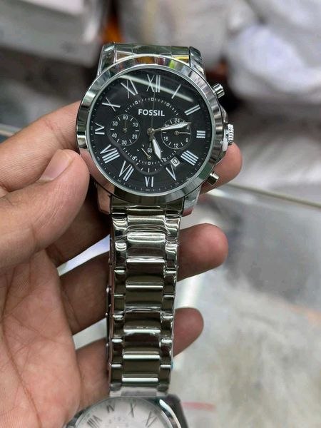 Fossil Grant Silver Watch FS4736