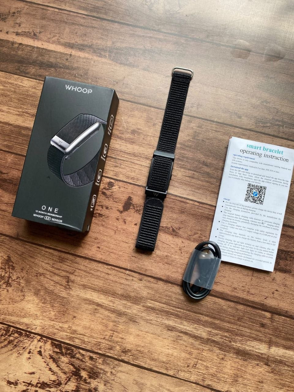 Whoop 5.0 Smart Fitness Band Only Black Colur