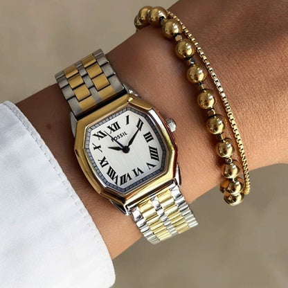 Fossil Harlow Two Tone Analog Watch