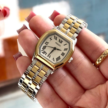 Fossil Harlow Two Tone Analog Watch