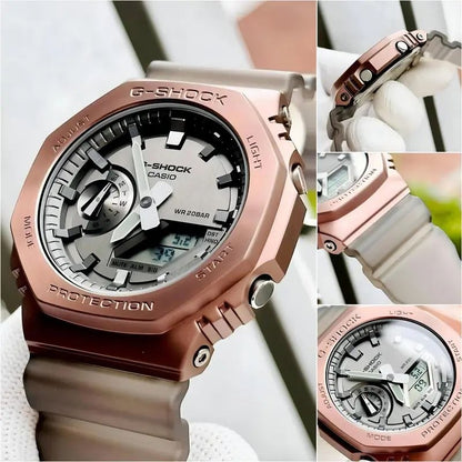 G-Shock Brown  Metal Analog-Digital Resin Strap Watch for Men (Copy)