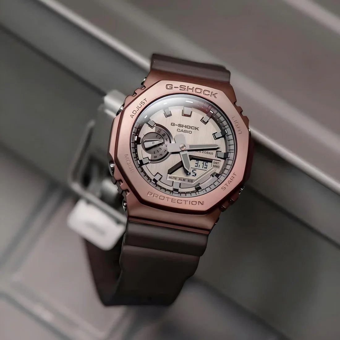 G-Shock Brown  Metal Analog-Digital Resin Strap Watch for Men (Copy)