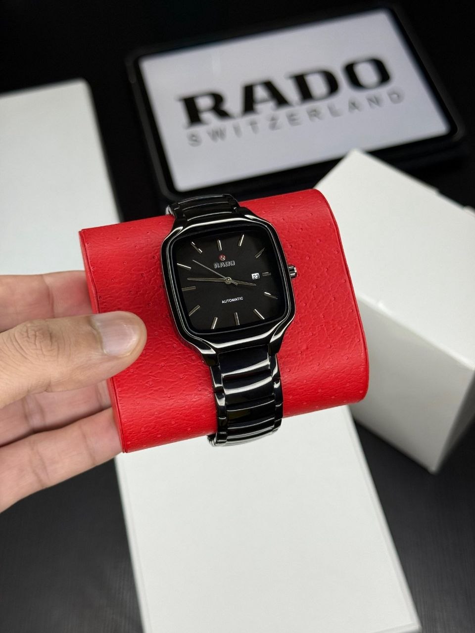 Rado True Square Full Black Watch