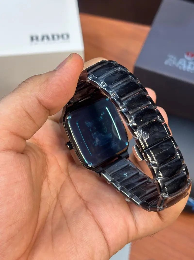 Rado True Square Green With Black Watch