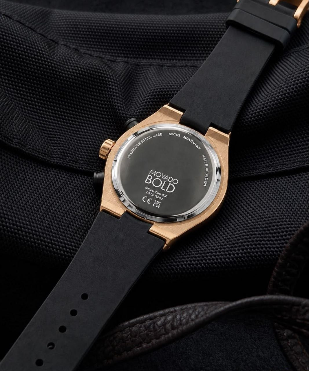 Movado Bold Chronograph  Burgundy Edition