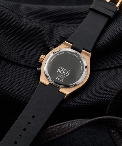 Movado Bold Chronograph  Burgundy Edition