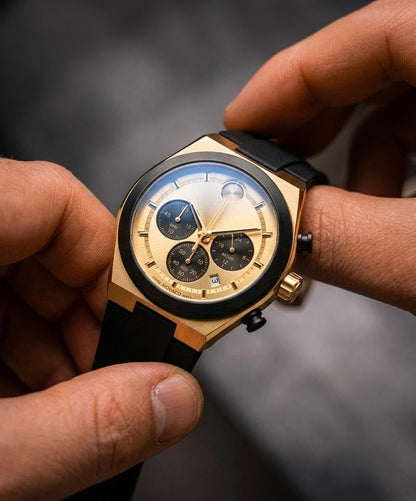 Movado Bold Chronograph  Gold Edition