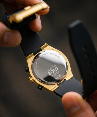 Movado Bold Chronograph  Gold Edition