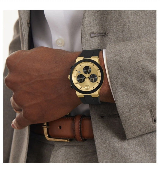 Movado Bold Chronograph  Gold Edition