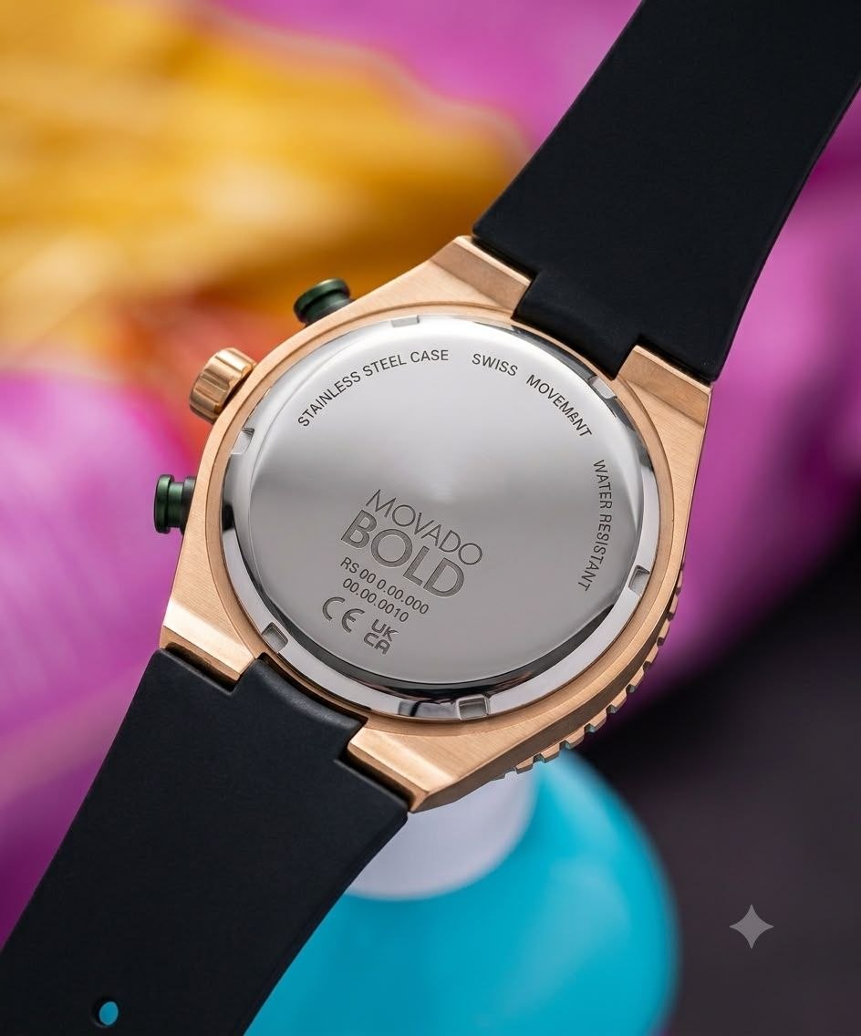 Movado Bold Chronograph  Green Edition