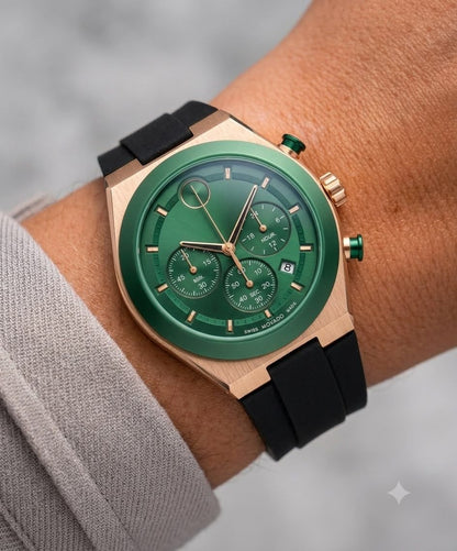 Movado Bold Chronograph  Green Edition