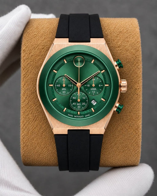 Movado Bold Chronograph  Green Edition