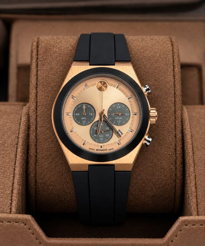 Movado Bold Chronograph  RoseGold Edition