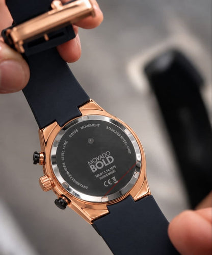 Movado Bold Chronograph  RoseGold Edition