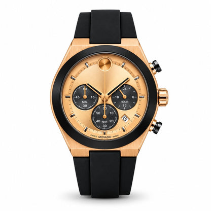 Movado Bold Chronograph  RoseGold Edition