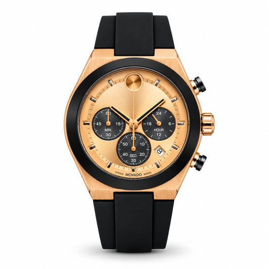 Movado Bold Chronograph  RoseGold Edition