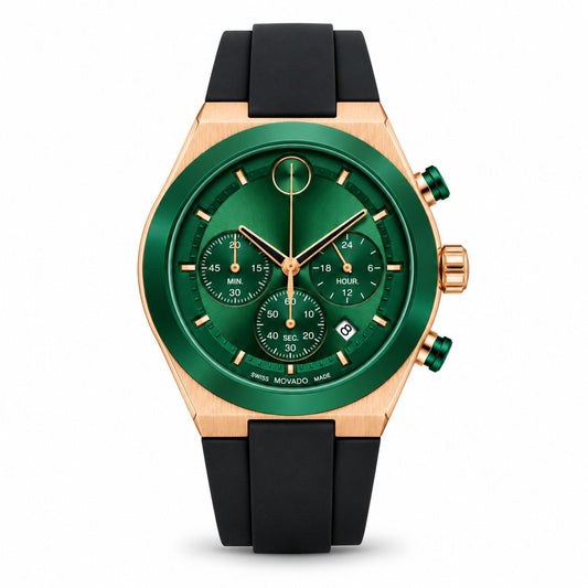 Movado Bold Chronograph  Green Edition