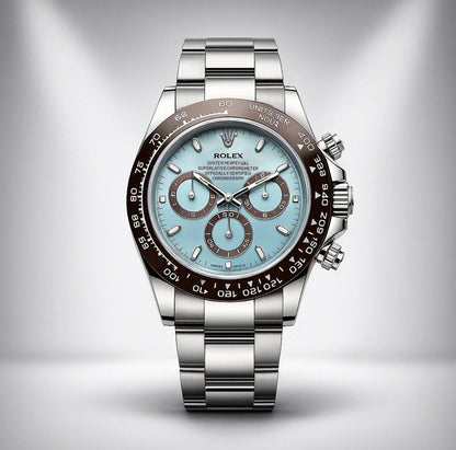 Rolex Daytona Ice Blue Dial Stainless Steel Oyster Chronograph Watch