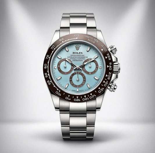 Rolex Daytona Ice Blue Dial Stainless Steel Oyster Chronograph Watch