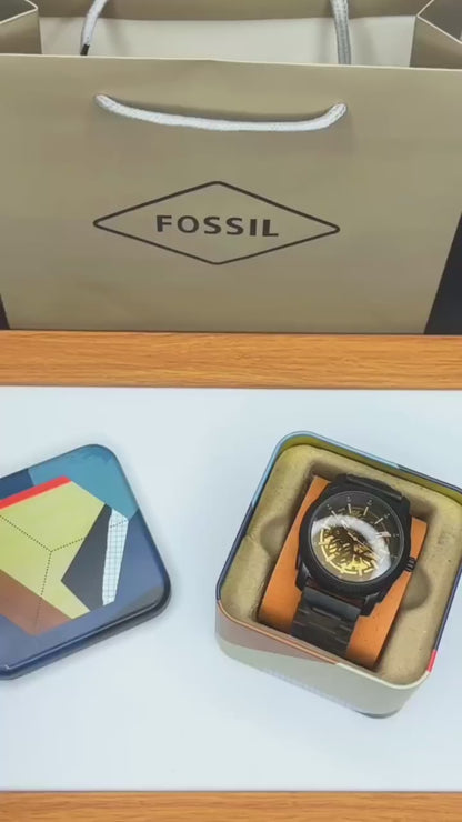 FOSSIL – MODERN MACHINE AUTOMATIC ME3253 BLACK EDITION