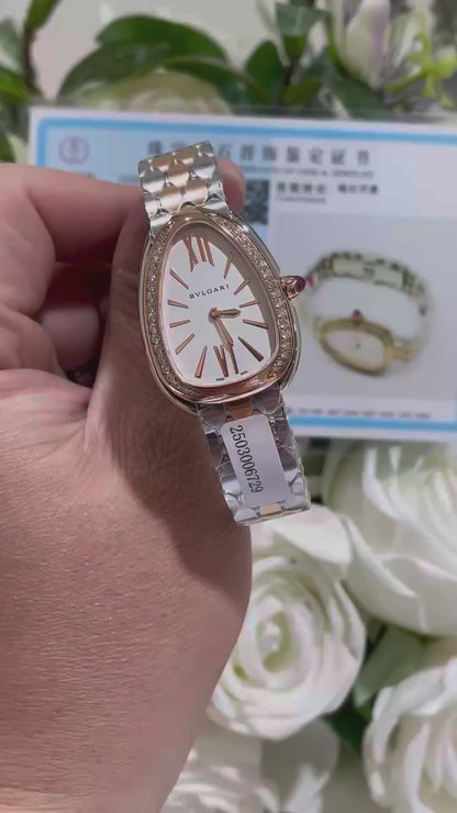 Bvlgari Serpenti Diamond Rose Gold Watch