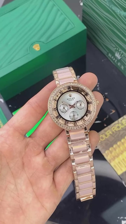 ROLEX LADIES ROSE GOLD MULTIFUNCTION – VALENTINE EDITION