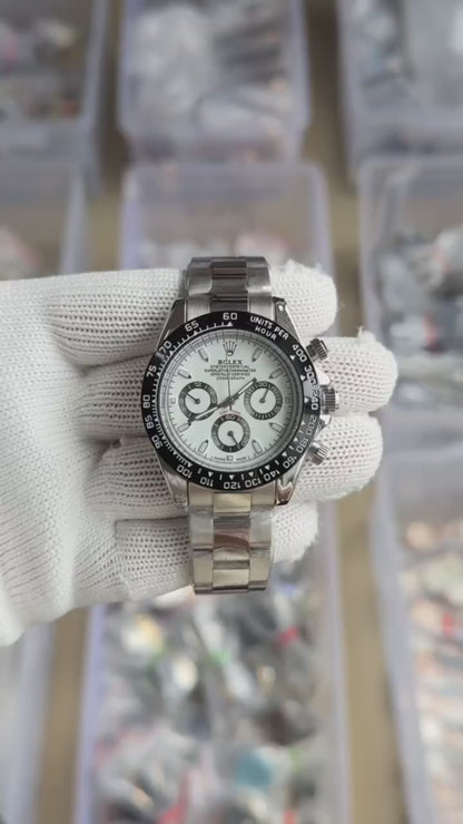 Rolex Daytona White Dial Stainless Steel Oyster Chronograph Watch