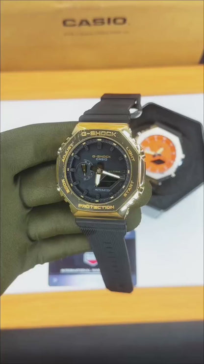 G-SHOCK GA-2100 – GOLD BLACK CARBON CORE EDITION