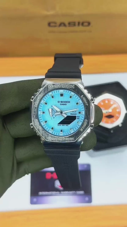 G-SHOCK GA-2100 – SKY BLUE DIAL CARBON CORE EDITION
