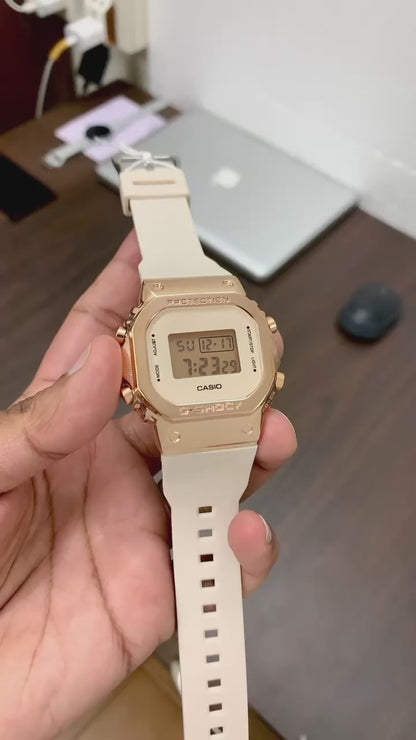 CASIO G-SHOCK DW-5600 METAL ROSE GOLD EDITION