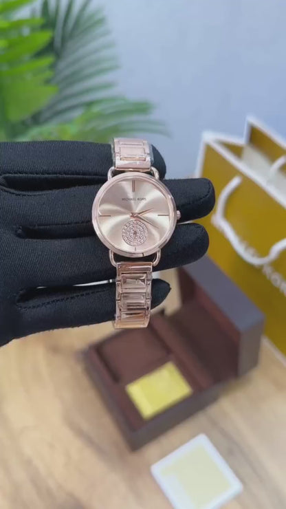 MICHAEL KORS PORTIA ROSE GOLD