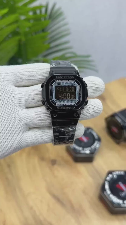 Casio G-Shock Full Metal Black Digital Tough Solar Watch for Men